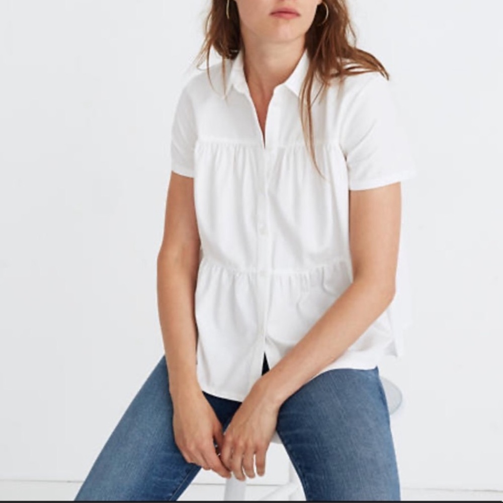 Madewell Tiered Button Down